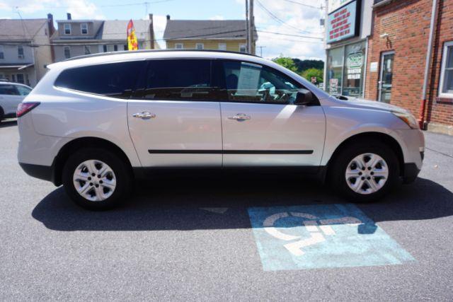 2016 Silver /Dark Titanium / Light Titanium, premium cloth Chevrolet Traverse LS AWD (1GNKVFKD4GJ) with an 3.6L V6 DOHC 24V engine, 6-Speed Automatic transmission, located at 312 Centre Ave, Schuylkill Haven, PA, 17972, (570) 593-5278, 40.638130, -76.177383 - Photo#14