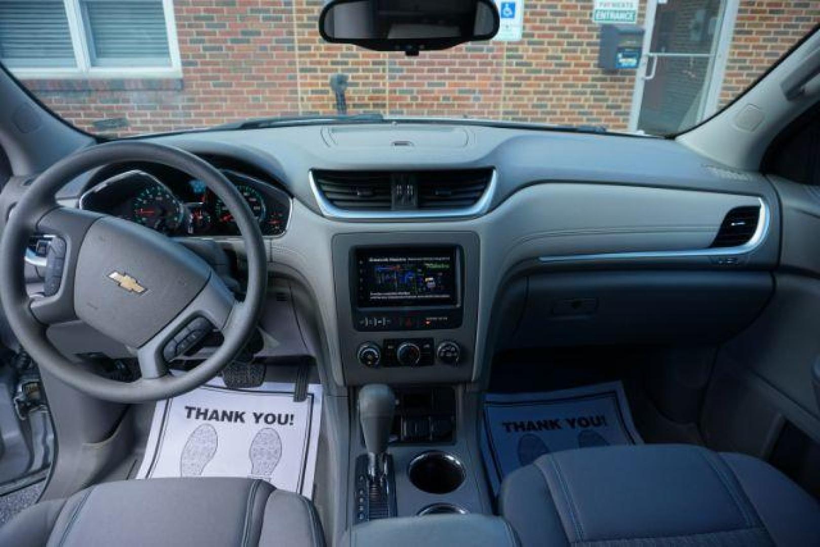 2016 Silver /Dark Titanium / Light Titanium, premium cloth Chevrolet Traverse LS AWD (1GNKVFKD4GJ) with an 3.6L V6 DOHC 24V engine, 6-Speed Automatic transmission, located at 312 Centre Ave, Schuylkill Haven, PA, 17972, (570) 593-5278, 40.638130, -76.177383 - Photo#26