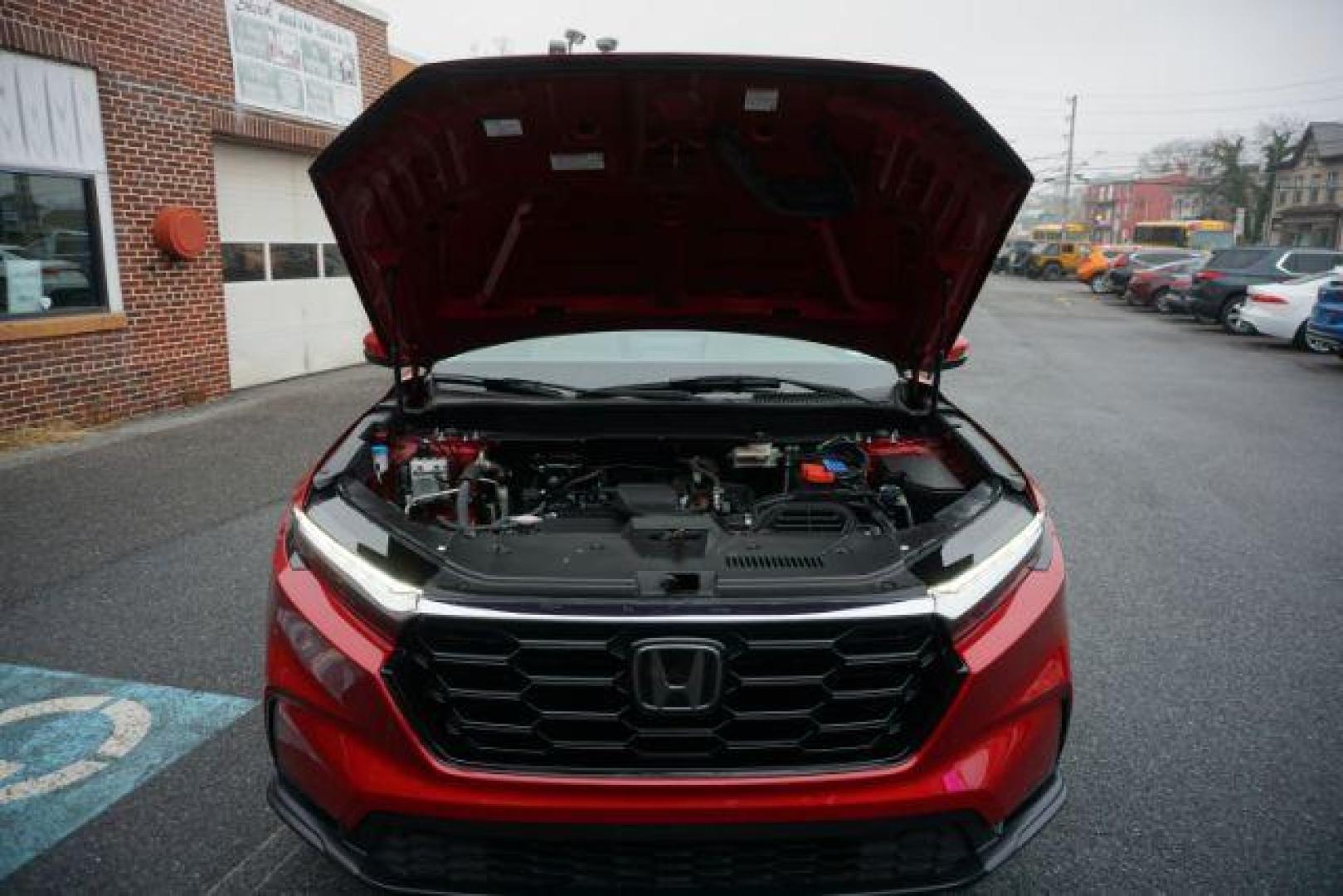 2023 /Gray Honda CR-V EX AWD (5J6RS4H4XPL) with an 1.5L I-4 gasoline direct injection engine, located at 312 Centre Ave, Schuylkill Haven, PA, 17972, (570) 593-5278, 40.638130, -76.177383 - Photo#18