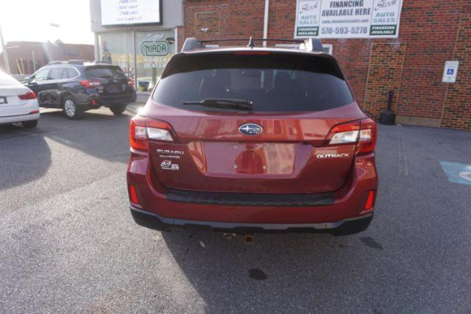 2016 Venetian Red Pearl /Slate Black Subaru Outback 2.5i Limited (4S4BSANC6G3) with an 2.5L H-4 DOHC engine, located at 312 Centre Ave, Schuylkill Haven, PA, 17972, (570) 593-5278, 40.638130, -76.177383 - Photo#11