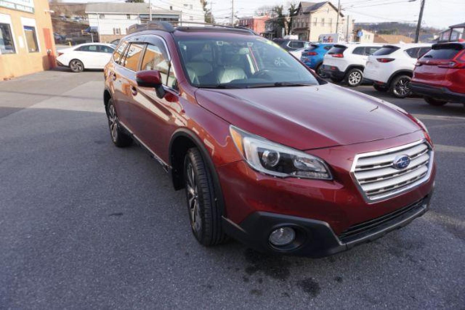 2016 Venetian Red Pearl /Slate Black Subaru Outback 2.5i Limited (4S4BSANC6G3) with an 2.5L H-4 DOHC engine, located at 312 Centre Ave, Schuylkill Haven, PA, 17972, (570) 593-5278, 40.638130, -76.177383 - Photo#19