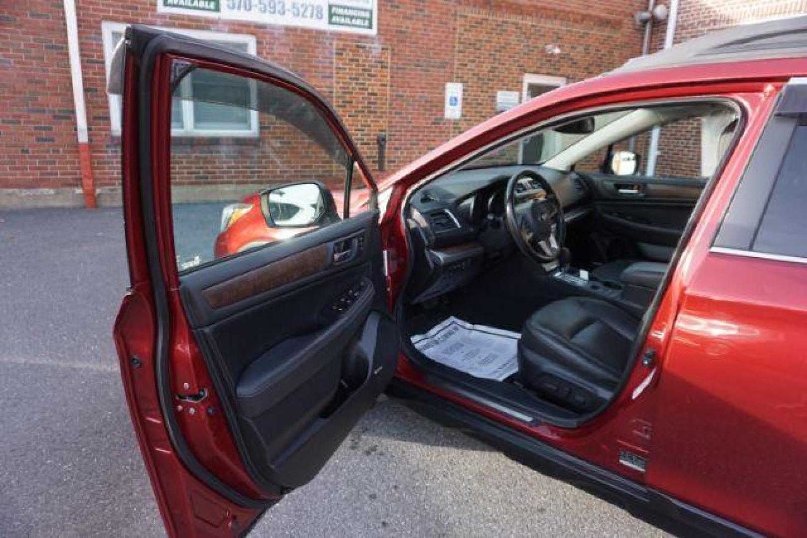 2016 Venetian Red Pearl /Slate Black Subaru Outback 2.5i Limited (4S4BSANC6G3) with an 2.5L H-4 DOHC engine, located at 312 Centre Ave, Schuylkill Haven, PA, 17972, (570) 593-5278, 40.638130, -76.177383 - Photo#29
