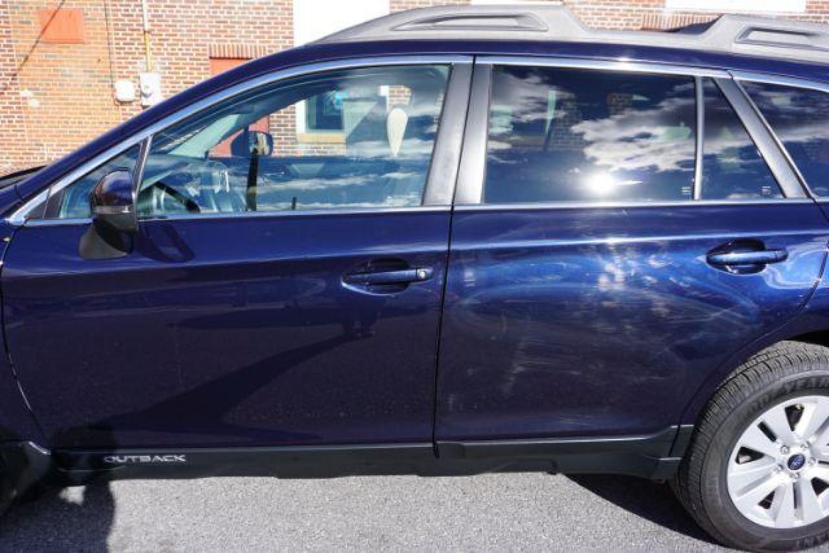 2018 Dark Blue Pearl /Warm Ivory Subaru Outback 2.5i Premium (4S4BSAHC0J3) with an 2.5L H-4 DOHC engine, located at 312 Centre Ave, Schuylkill Haven, PA, 17972, (570) 593-5278, 40.638130, -76.177383 - Photo#7