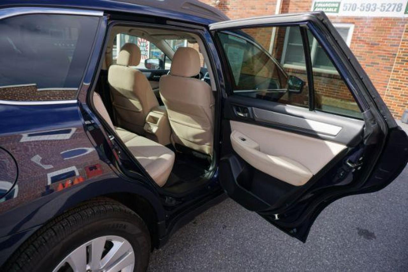 2018 Dark Blue Pearl /Warm Ivory Subaru Outback 2.5i Premium (4S4BSAHC0J3) with an 2.5L H-4 DOHC engine, located at 312 Centre Ave, Schuylkill Haven, PA, 17972, (570) 593-5278, 40.638130, -76.177383 - Photo#42