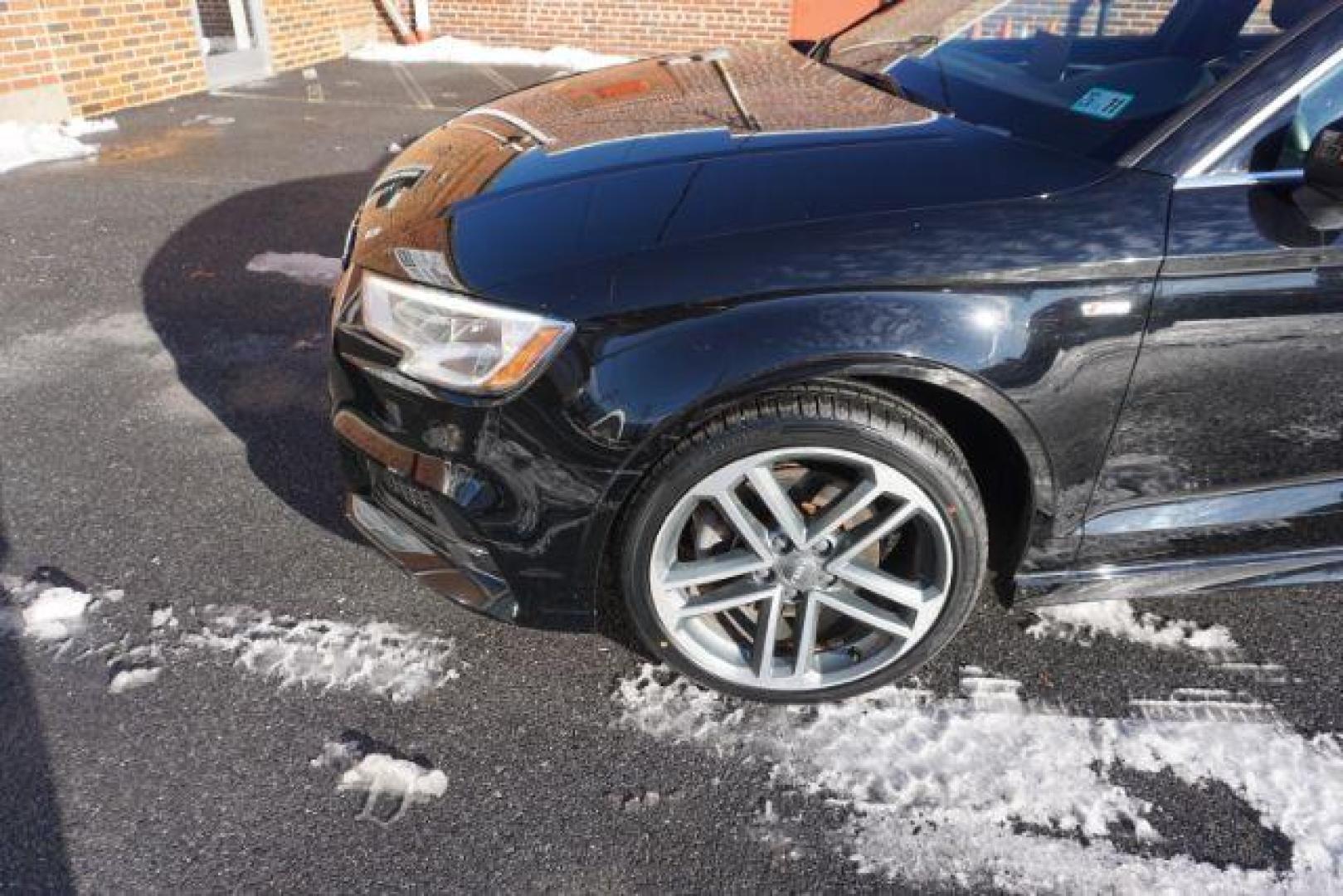 2018 Brilliant Black /Black Audi A3 2.0T Premium | 2.0T Tech Premium (WAUJ8GFF7J1) with an 2L I-4 gasoline direct injection engine, located at 312 Centre Ave, Schuylkill Haven, PA, 17972, (570) 593-5278, 40.638130, -76.177383 - Photo#4