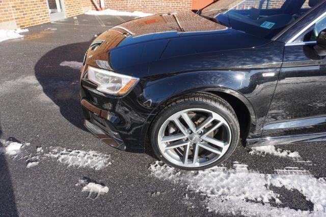 2018 Brilliant Black /Black Audi A3 2.0T Premium | 2.0T Tech Premium (WAUJ8GFF7J1) with an 2L I-4 gasoline direct injection engine, located at 312 Centre Ave, Schuylkill Haven, PA, 17972, (570) 593-5278, 40.638130, -76.177383 - Photo#4