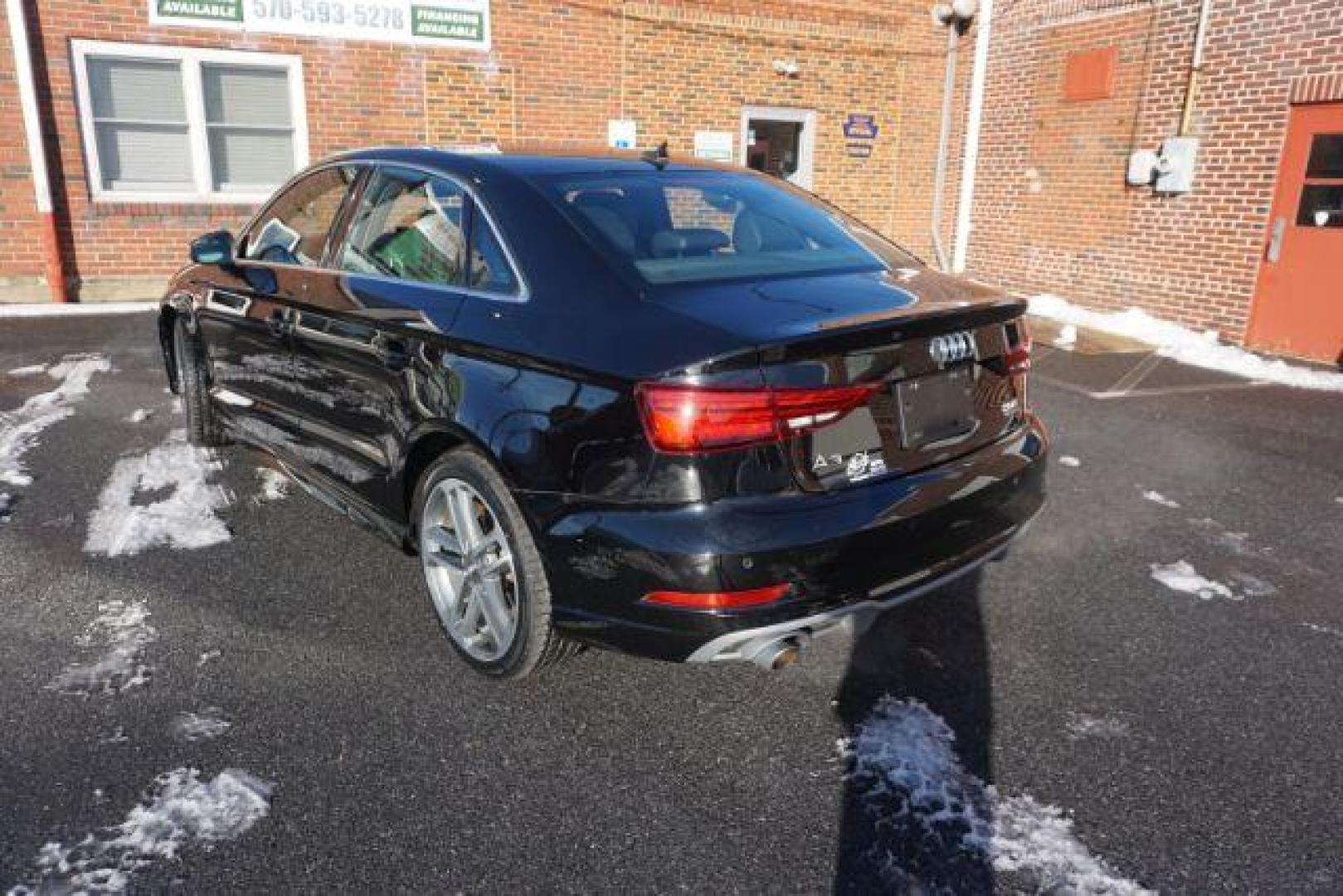2018 Brilliant Black /Black Audi A3 2.0T Premium | 2.0T Tech Premium (WAUJ8GFF7J1) with an 2L I-4 gasoline direct injection engine, located at 312 Centre Ave, Schuylkill Haven, PA, 17972, (570) 593-5278, 40.638130, -76.177383 - Photo#9