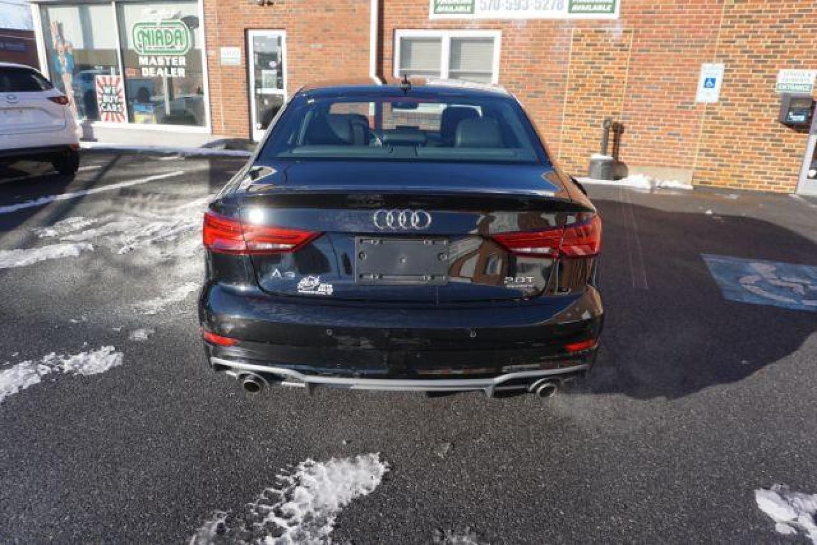 2018 Brilliant Black /Black Audi A3 2.0T Premium | 2.0T Tech Premium (WAUJ8GFF7J1) with an 2L I-4 gasoline direct injection engine, located at 312 Centre Ave, Schuylkill Haven, PA, 17972, (570) 593-5278, 40.638130, -76.177383 - Photo#10