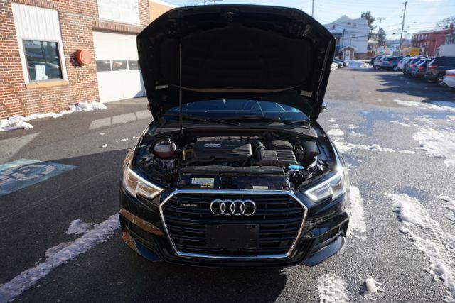 2018 Brilliant Black /Black Audi A3 2.0T Premium | 2.0T Tech Premium (WAUJ8GFF7J1) with an 2L I-4 gasoline direct injection engine, located at 312 Centre Ave, Schuylkill Haven, PA, 17972, (570) 593-5278, 40.638130, -76.177383 - Photo#20