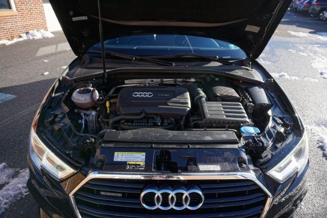 2018 Brilliant Black /Black Audi A3 2.0T Premium | 2.0T Tech Premium (WAUJ8GFF7J1) with an 2L I-4 gasoline direct injection engine, located at 312 Centre Ave, Schuylkill Haven, PA, 17972, (570) 593-5278, 40.638130, -76.177383 - Photo#21