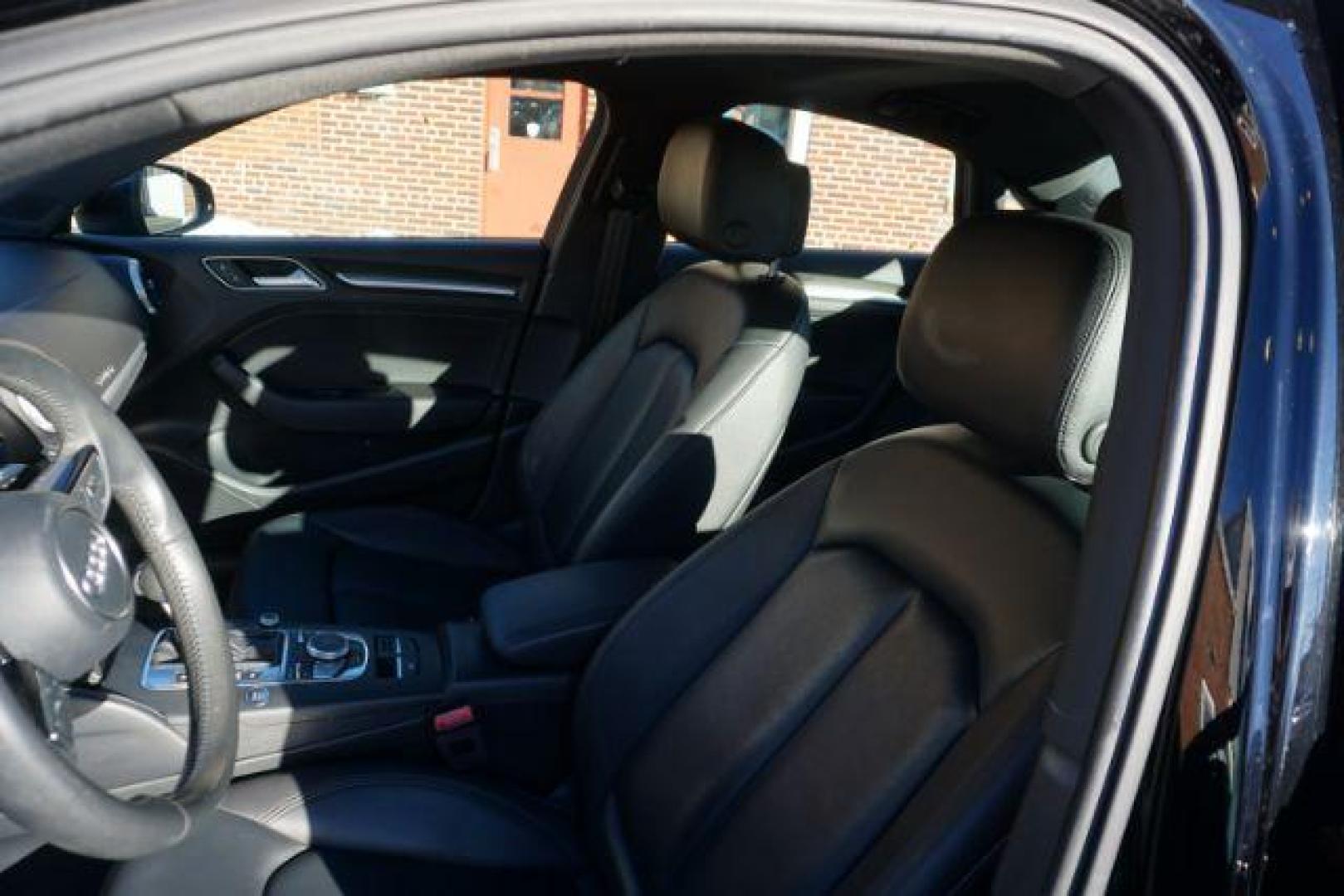 2018 Brilliant Black /Black Audi A3 2.0T Premium | 2.0T Tech Premium (WAUJ8GFF7J1) with an 2L I-4 gasoline direct injection engine, located at 312 Centre Ave, Schuylkill Haven, PA, 17972, (570) 593-5278, 40.638130, -76.177383 - Photo#25