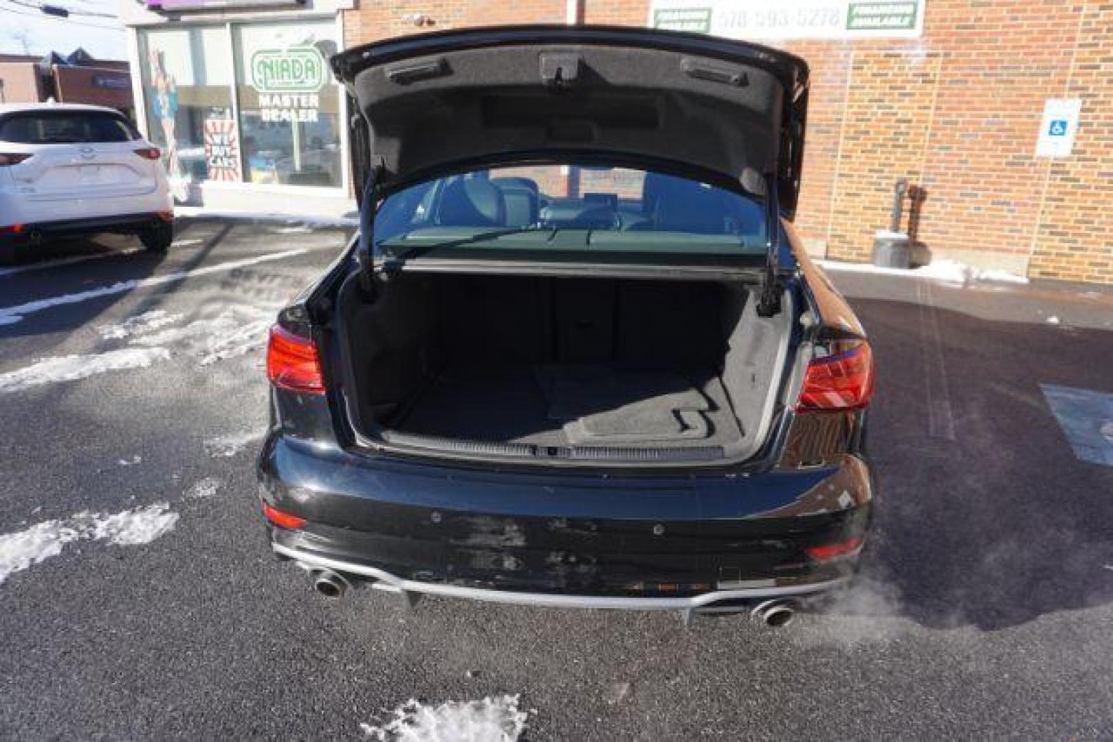 2018 Brilliant Black /Black Audi A3 2.0T Premium | 2.0T Tech Premium (WAUJ8GFF7J1) with an 2L I-4 gasoline direct injection engine, located at 312 Centre Ave, Schuylkill Haven, PA, 17972, (570) 593-5278, 40.638130, -76.177383 - Photo#36