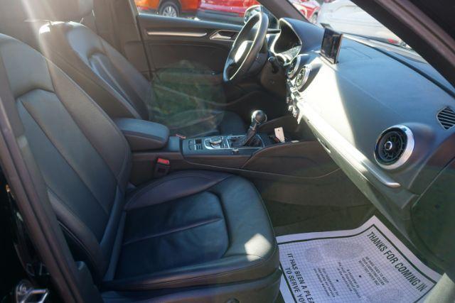 2018 Brilliant Black /Black Audi A3 2.0T Premium | 2.0T Tech Premium (WAUJ8GFF7J1) with an 2L I-4 gasoline direct injection engine, located at 312 Centre Ave, Schuylkill Haven, PA, 17972, (570) 593-5278, 40.638130, -76.177383 - Photo#46