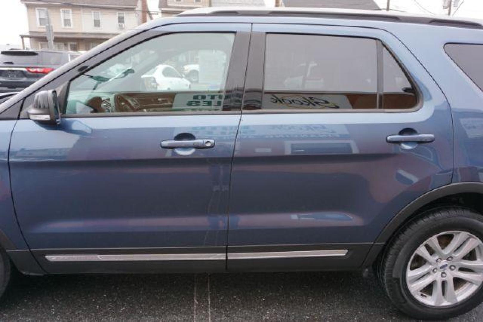 2018 Blue Metallic /Medium Stone/Medium Light Stone Ford Explorer XLT (1FM5K8D85JG) with an EcoBoost 2.3L I-4 gasoline direct injection engine, located at 312 Centre Ave, Schuylkill Haven, PA, 17972, (570) 593-5278, 40.638130, -76.177383 - Photo#6