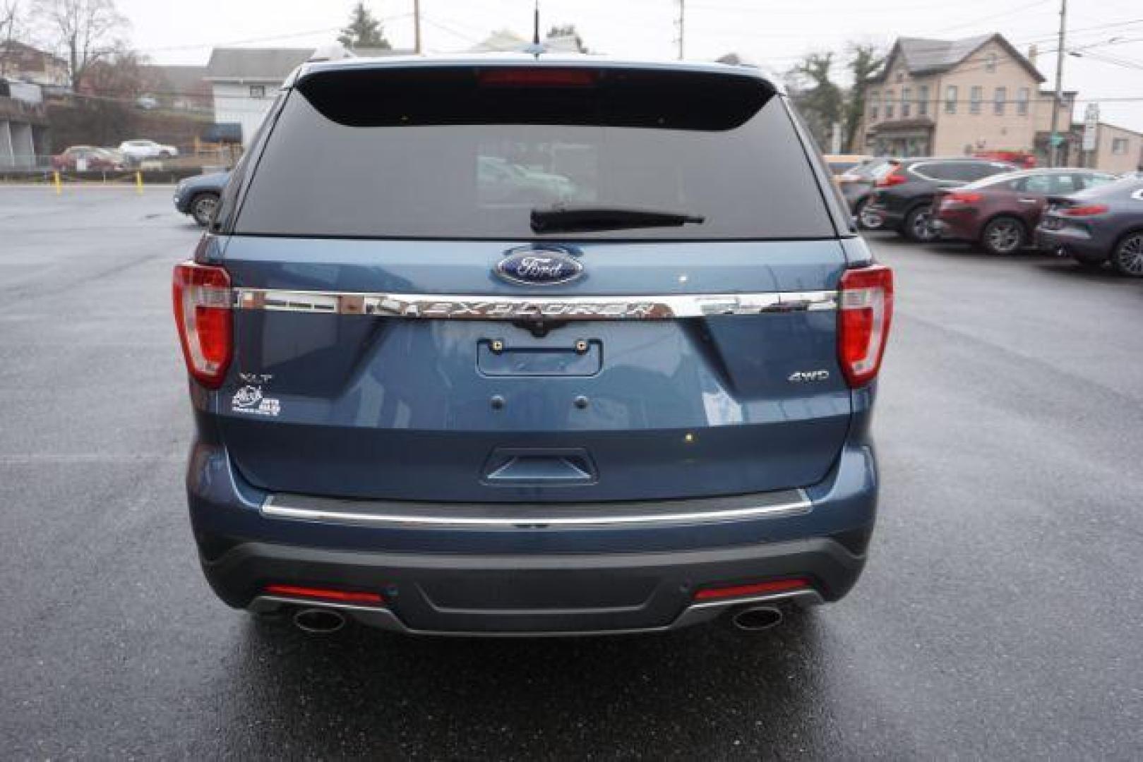 2018 Blue Metallic /Medium Stone/Medium Light Stone Ford Explorer XLT (1FM5K8D85JG) with an EcoBoost 2.3L I-4 gasoline direct injection engine, located at 312 Centre Ave, Schuylkill Haven, PA, 17972, (570) 593-5278, 40.638130, -76.177383 - Photo#10