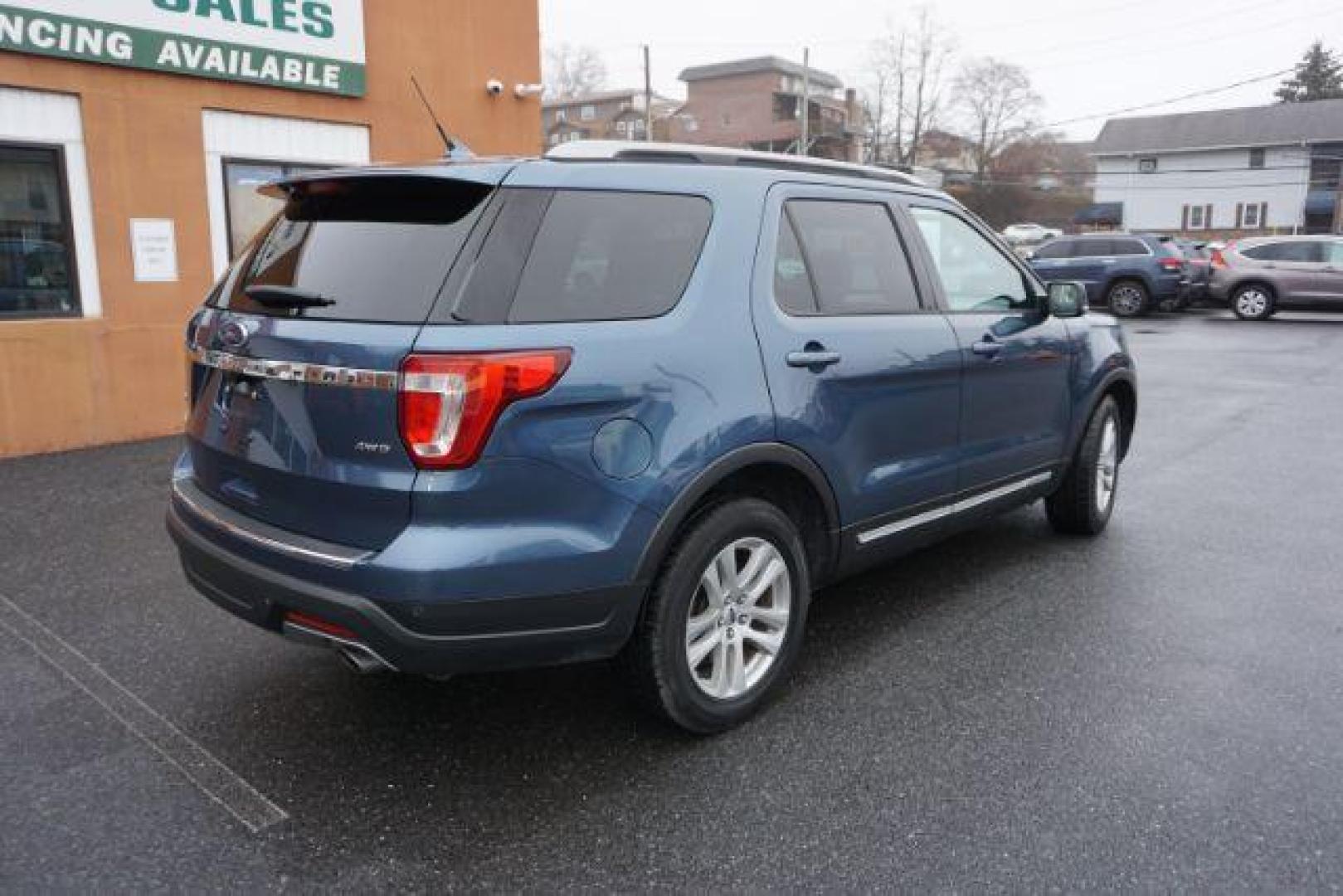 2018 Blue Metallic /Medium Stone/Medium Light Stone Ford Explorer XLT (1FM5K8D85JG) with an EcoBoost 2.3L I-4 gasoline direct injection engine, located at 312 Centre Ave, Schuylkill Haven, PA, 17972, (570) 593-5278, 40.638130, -76.177383 - Photo#13