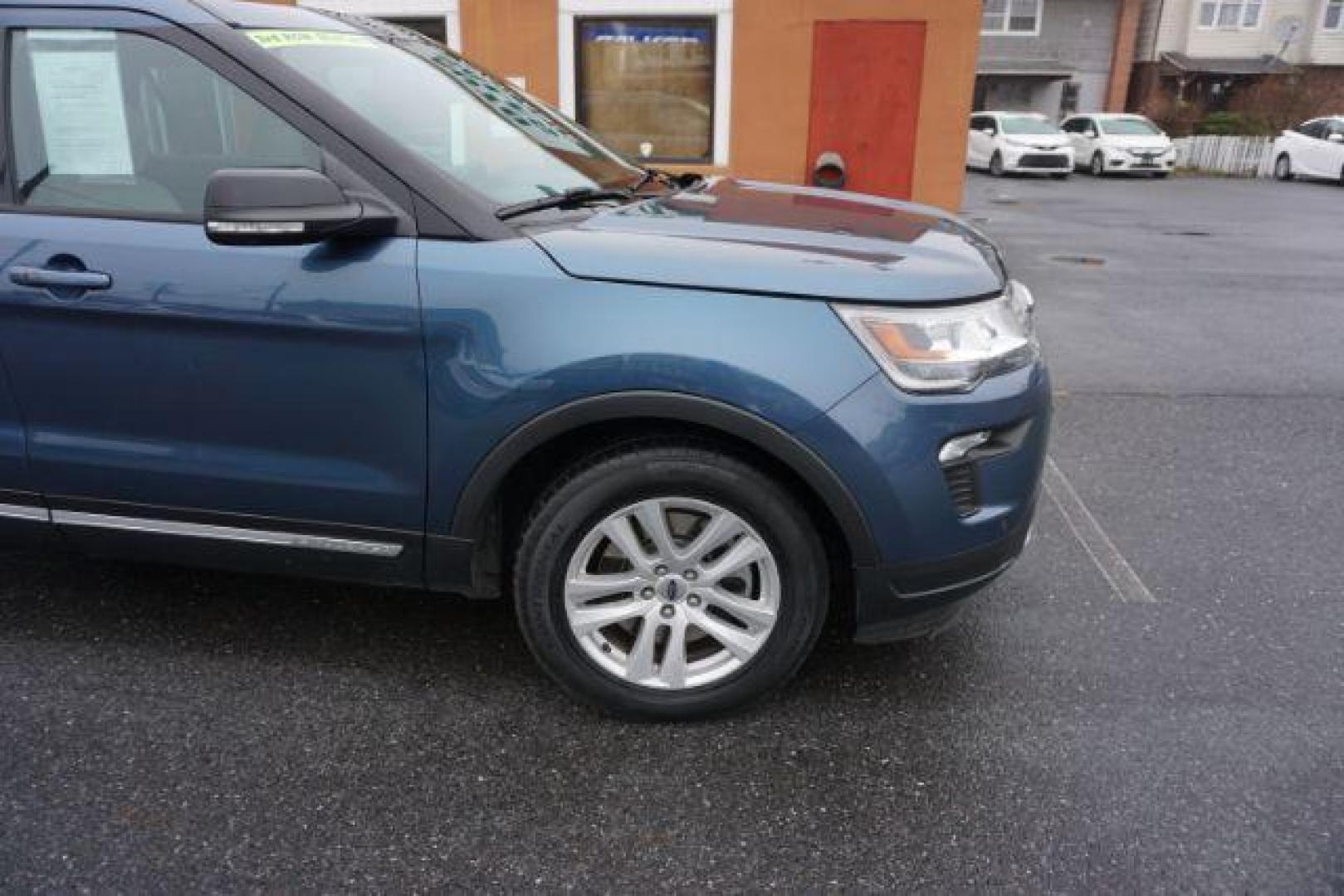 2018 Blue Metallic /Medium Stone/Medium Light Stone Ford Explorer XLT (1FM5K8D85JG) with an EcoBoost 2.3L I-4 gasoline direct injection engine, located at 312 Centre Ave, Schuylkill Haven, PA, 17972, (570) 593-5278, 40.638130, -76.177383 - Photo#17