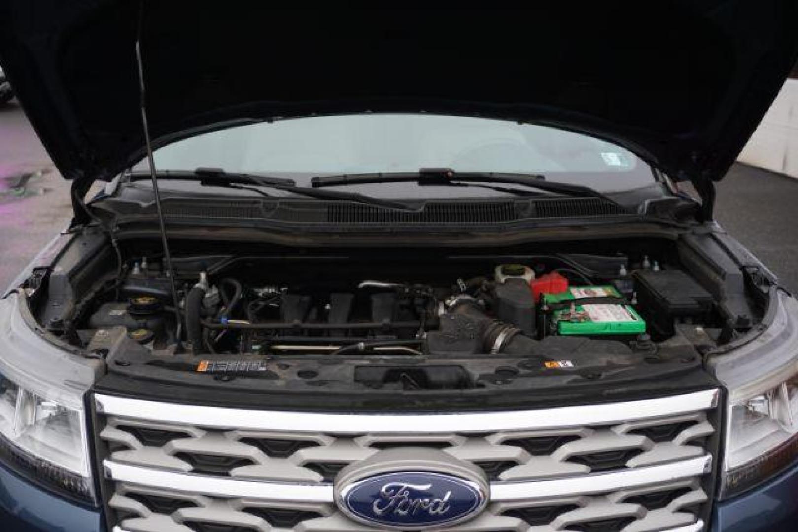 2018 Blue Metallic /Medium Stone/Medium Light Stone Ford Explorer XLT (1FM5K8D85JG) with an EcoBoost 2.3L I-4 gasoline direct injection engine, located at 312 Centre Ave, Schuylkill Haven, PA, 17972, (570) 593-5278, 40.638130, -76.177383 - Photo#21