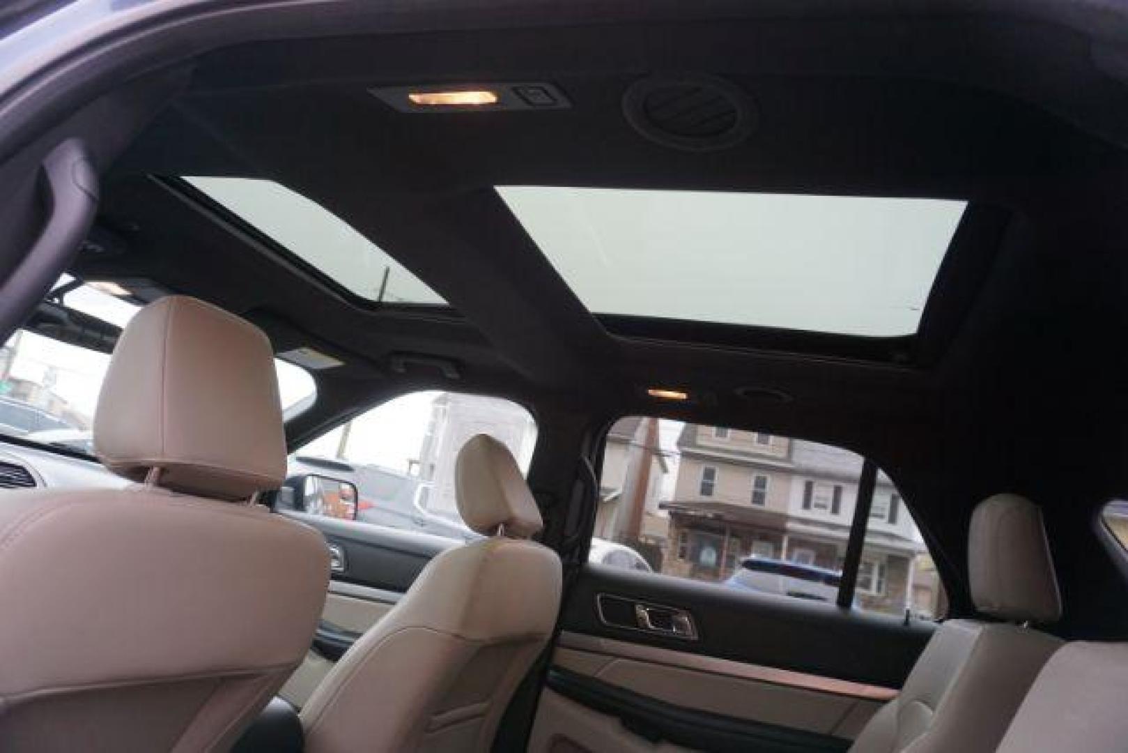 2018 Blue Metallic /Medium Stone/Medium Light Stone Ford Explorer XLT (1FM5K8D85JG) with an EcoBoost 2.3L I-4 gasoline direct injection engine, located at 312 Centre Ave, Schuylkill Haven, PA, 17972, (570) 593-5278, 40.638130, -76.177383 - Photo#35