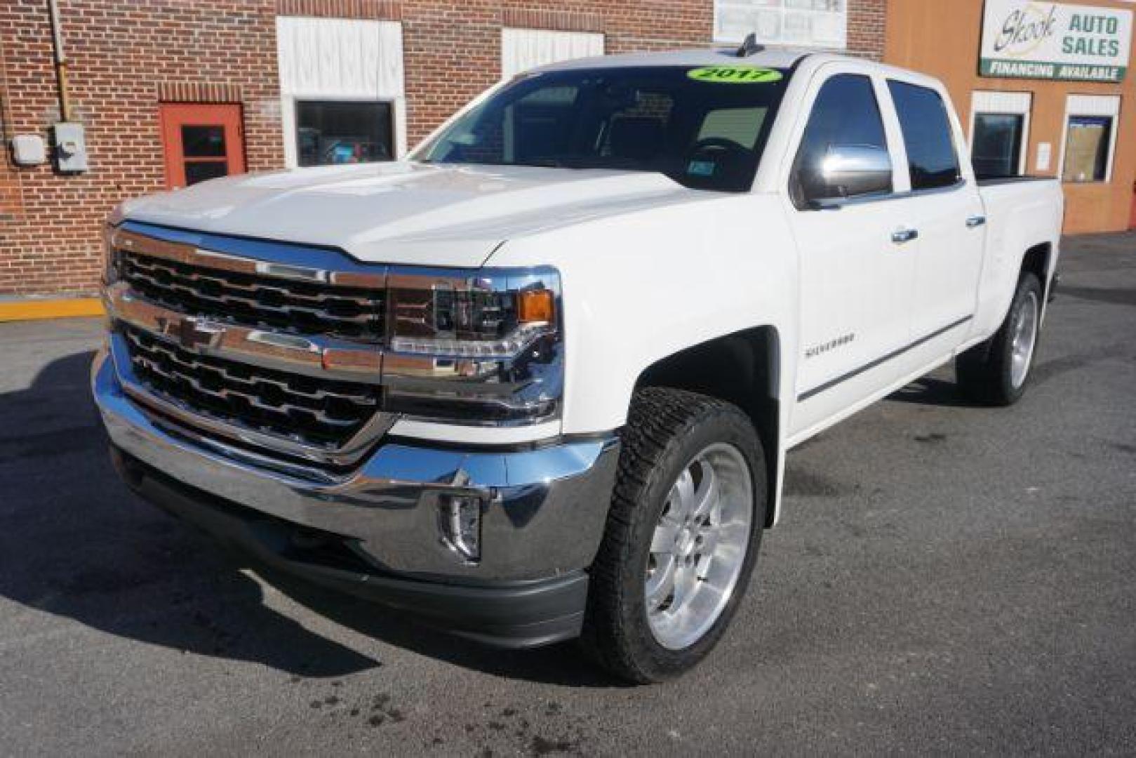 2017 Summit White /Jet Black Chevrolet Silverado 1500 1LZ (3GCUKSEJ2HG) with an EcoTec3 6.2L V-8 gasoline direct injection engine, located at 312 Centre Ave, Schuylkill Haven, PA, 17972, (570) 593-5278, 40.638130, -76.177383 - Photo#3