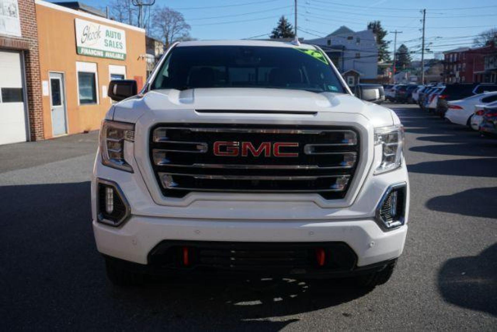 2019 Summit White /Jet Black w/Kalahari Accents GMC SIERRA 1500 AT4 (3GTP9EEL3KG) , located at 312 Centre Ave, Schuylkill Haven, PA, 17972, (570) 593-5278, 40.638130, -76.177383- Photo#1