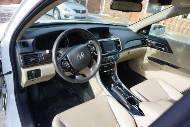 2017 White Orchid Pearl /Ivory Honda Accord Hybrid EX-L (JHMCR6F59HC) with an 2L I-4 DOHC engine, located at 312 Centre Ave, Schuylkill Haven, PA, 17972, (570) 593-5278, 40.638130, -76.177383 - Photo#27