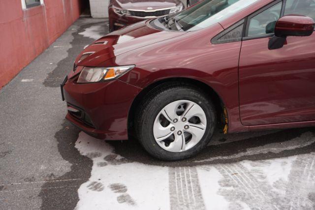 2015 Crimson Pearl /Beige Honda Civic LX (19XFB2F51FE) with an 1.8L I-4 i-VTEC variable valve control engine, located at 312 Centre Ave, Schuylkill Haven, PA, 17972, (570) 593-5278, 40.638130, -76.177383 - Photo#3
