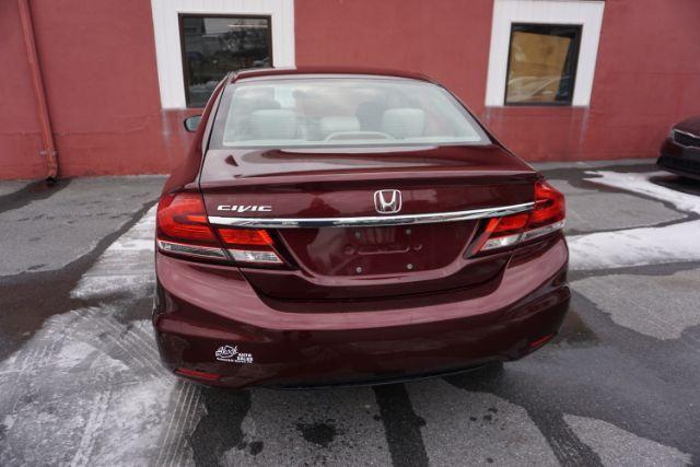 2015 Crimson Pearl /Beige Honda Civic LX (19XFB2F51FE) with an 1.8L I-4 i-VTEC variable valve control engine, located at 312 Centre Ave, Schuylkill Haven, PA, 17972, (570) 593-5278, 40.638130, -76.177383 - Photo#10