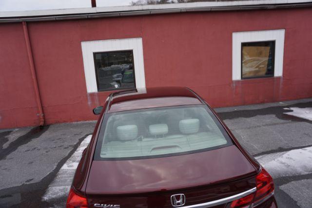 2015 Crimson Pearl /Beige Honda Civic LX (19XFB2F51FE) with an 1.8L I-4 i-VTEC variable valve control engine, located at 312 Centre Ave, Schuylkill Haven, PA, 17972, (570) 593-5278, 40.638130, -76.177383 - Photo#11