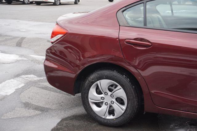 2015 Crimson Pearl /Beige Honda Civic LX (19XFB2F51FE) with an 1.8L I-4 i-VTEC variable valve control engine, located at 312 Centre Ave, Schuylkill Haven, PA, 17972, (570) 593-5278, 40.638130, -76.177383 - Photo#18