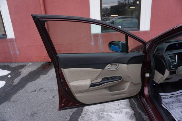 2015 Crimson Pearl /Beige Honda Civic LX (19XFB2F51FE) with an 1.8L I-4 i-VTEC variable valve control engine, located at 312 Centre Ave, Schuylkill Haven, PA, 17972, (570) 593-5278, 40.638130, -76.177383 - Photo#26