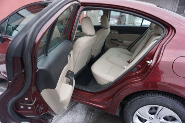 2015 Crimson Pearl /Beige Honda Civic LX (19XFB2F51FE) with an 1.8L I-4 i-VTEC variable valve control engine, located at 312 Centre Ave, Schuylkill Haven, PA, 17972, (570) 593-5278, 40.638130, -76.177383 - Photo#27