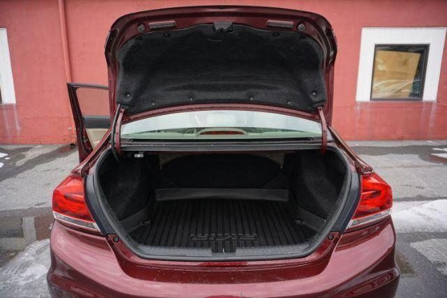 2015 Crimson Pearl /Beige Honda Civic LX (19XFB2F51FE) with an 1.8L I-4 i-VTEC variable valve control engine, located at 312 Centre Ave, Schuylkill Haven, PA, 17972, (570) 593-5278, 40.638130, -76.177383 - Photo#32