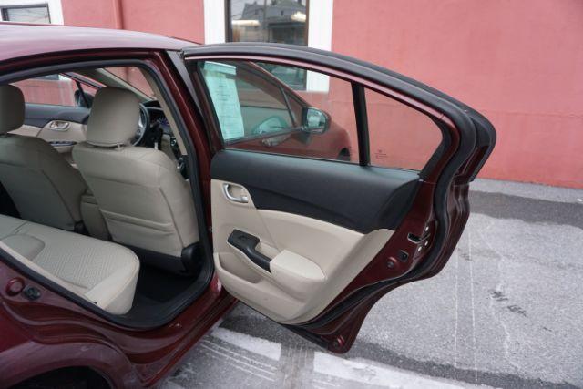2015 Crimson Pearl /Beige Honda Civic LX (19XFB2F51FE) with an 1.8L I-4 i-VTEC variable valve control engine, located at 312 Centre Ave, Schuylkill Haven, PA, 17972, (570) 593-5278, 40.638130, -76.177383 - Photo#36