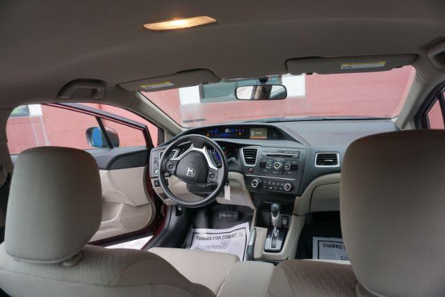 2015 Crimson Pearl /Beige Honda Civic LX (19XFB2F51FE) with an 1.8L I-4 i-VTEC variable valve control engine, located at 312 Centre Ave, Schuylkill Haven, PA, 17972, (570) 593-5278, 40.638130, -76.177383 - Photo#37