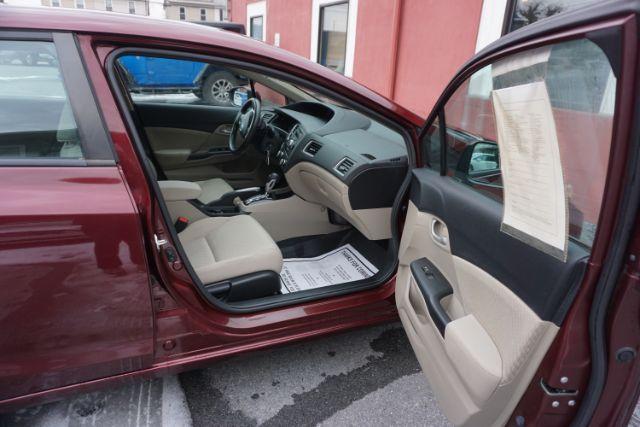 2015 Crimson Pearl /Beige Honda Civic LX (19XFB2F51FE) with an 1.8L I-4 i-VTEC variable valve control engine, located at 312 Centre Ave, Schuylkill Haven, PA, 17972, (570) 593-5278, 40.638130, -76.177383 - Photo#38