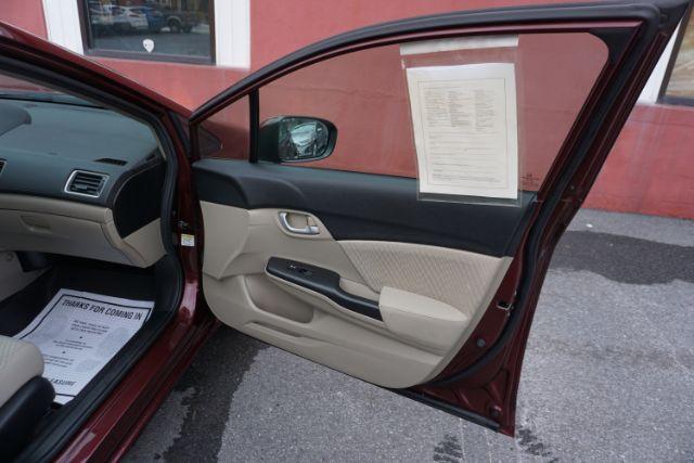 2015 Crimson Pearl /Beige Honda Civic LX (19XFB2F51FE) with an 1.8L I-4 i-VTEC variable valve control engine, located at 312 Centre Ave, Schuylkill Haven, PA, 17972, (570) 593-5278, 40.638130, -76.177383 - Photo#41