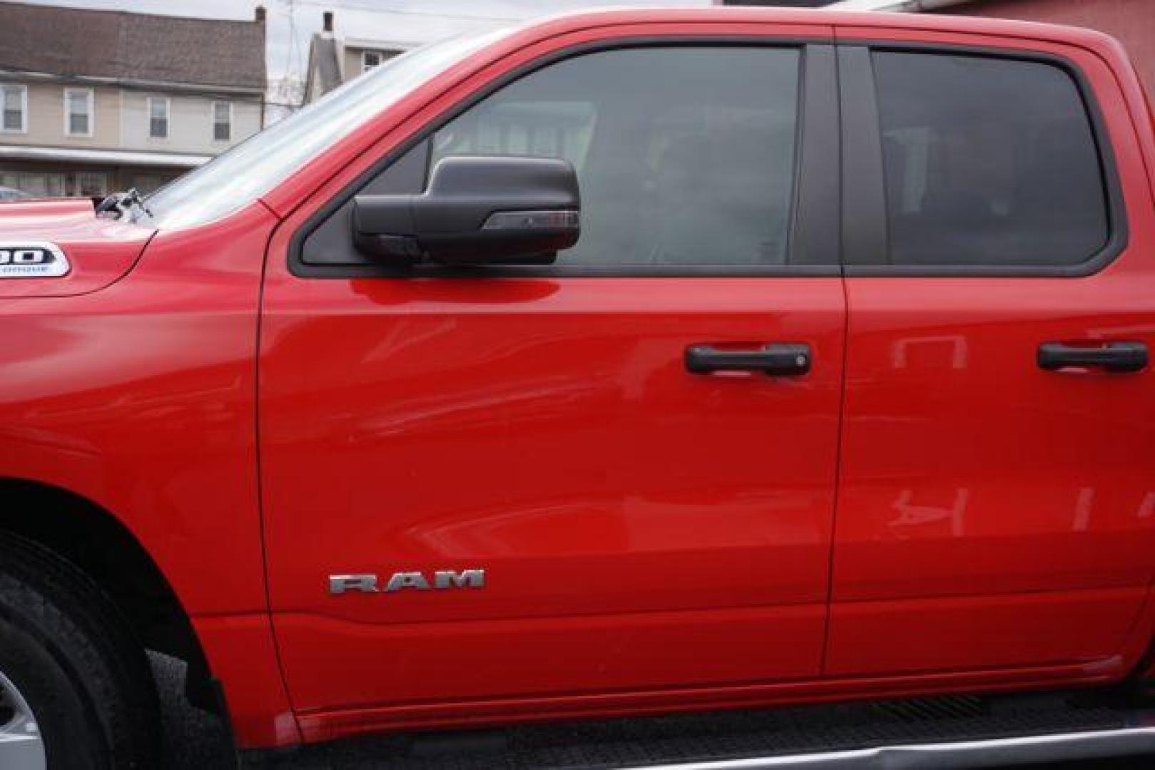 2023 Flame Red Clearcoat /Diesel Gray/Black Ram 1500 Big Horn Quad Cab 4x4 6'4 Box (1C6SRFBT8PN) , located at 312 Centre Ave, Schuylkill Haven, PA, 17972, (570) 593-5278, 40.638130, -76.177383 - Photo#2