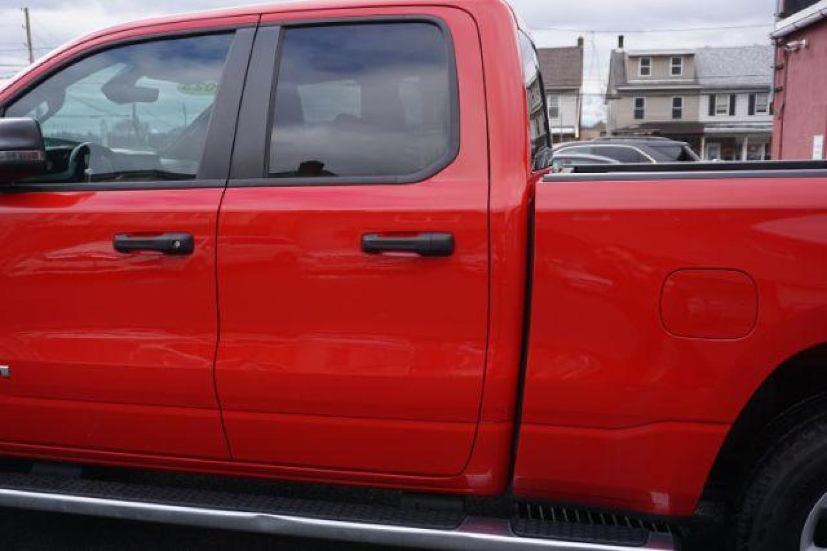 2023 Flame Red Clearcoat /Diesel Gray/Black Ram 1500 Big Horn Quad Cab 4x4 6'4 Box (1C6SRFBT8PN) , located at 312 Centre Ave, Schuylkill Haven, PA, 17972, (570) 593-5278, 40.638130, -76.177383 - Photo#7