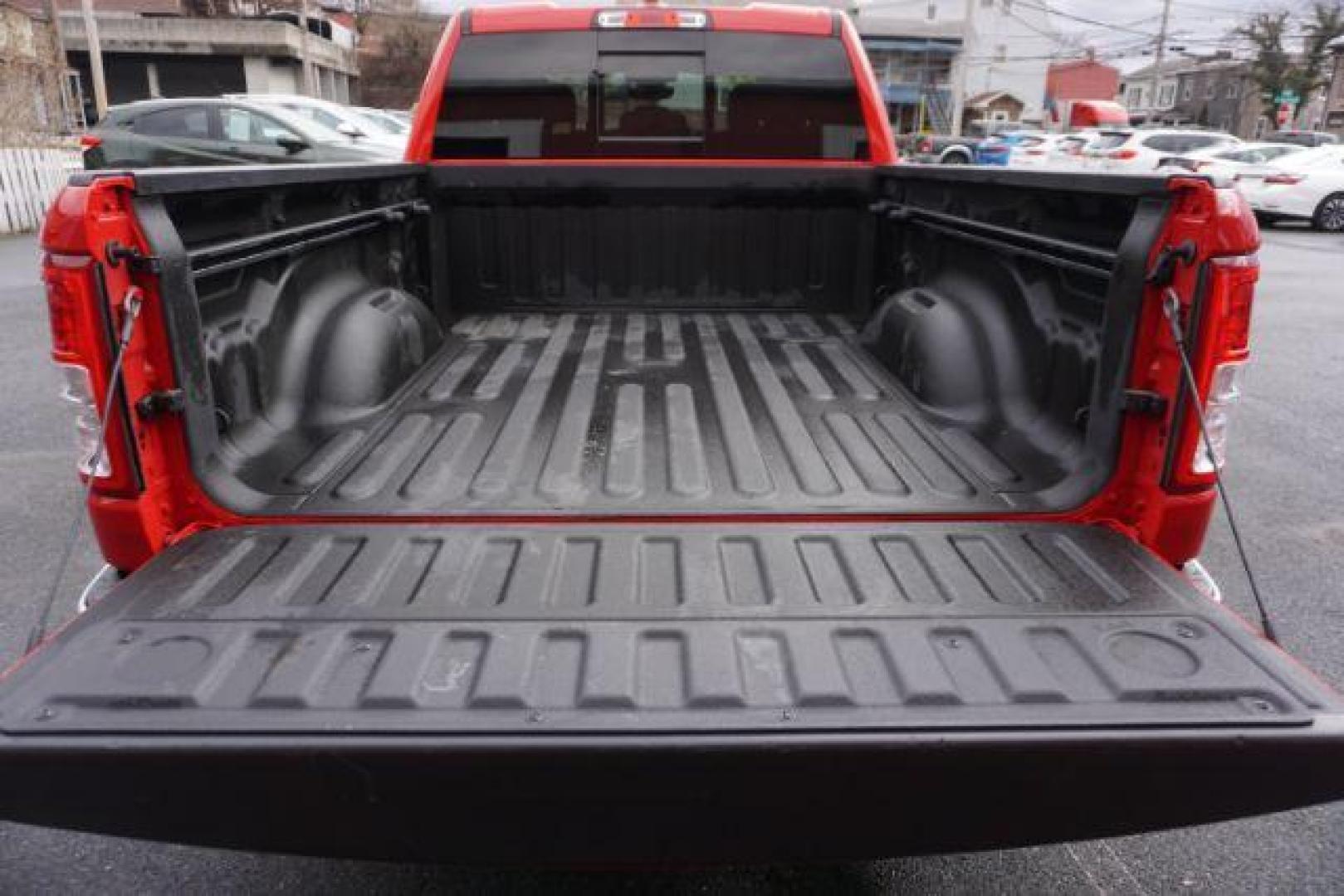 2023 Flame Red Clearcoat /Diesel Gray/Black Ram 1500 Big Horn Quad Cab 4x4 6'4 Box (1C6SRFBT8PN) , located at 312 Centre Ave, Schuylkill Haven, PA, 17972, (570) 593-5278, 40.638130, -76.177383 - Photo#10