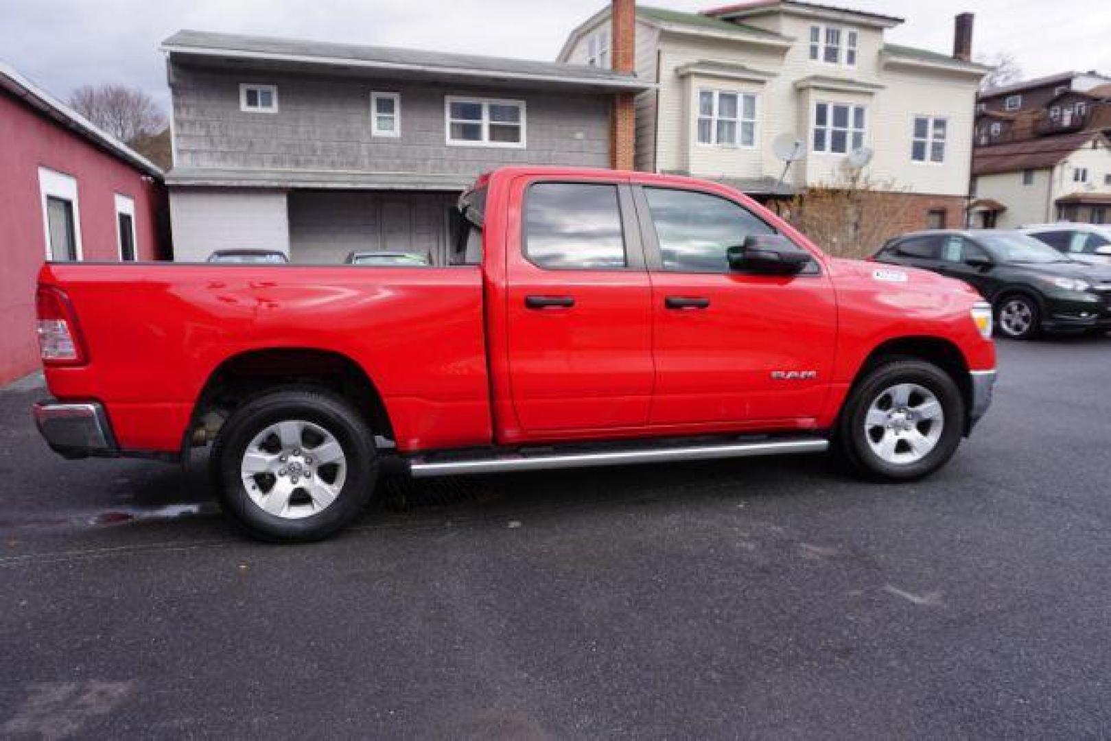 2023 Flame Red Clearcoat /Diesel Gray/Black Ram 1500 Big Horn Quad Cab 4x4 6'4 Box (1C6SRFBT8PN) , located at 312 Centre Ave, Schuylkill Haven, PA, 17972, (570) 593-5278, 40.638130, -76.177383 - Photo#11