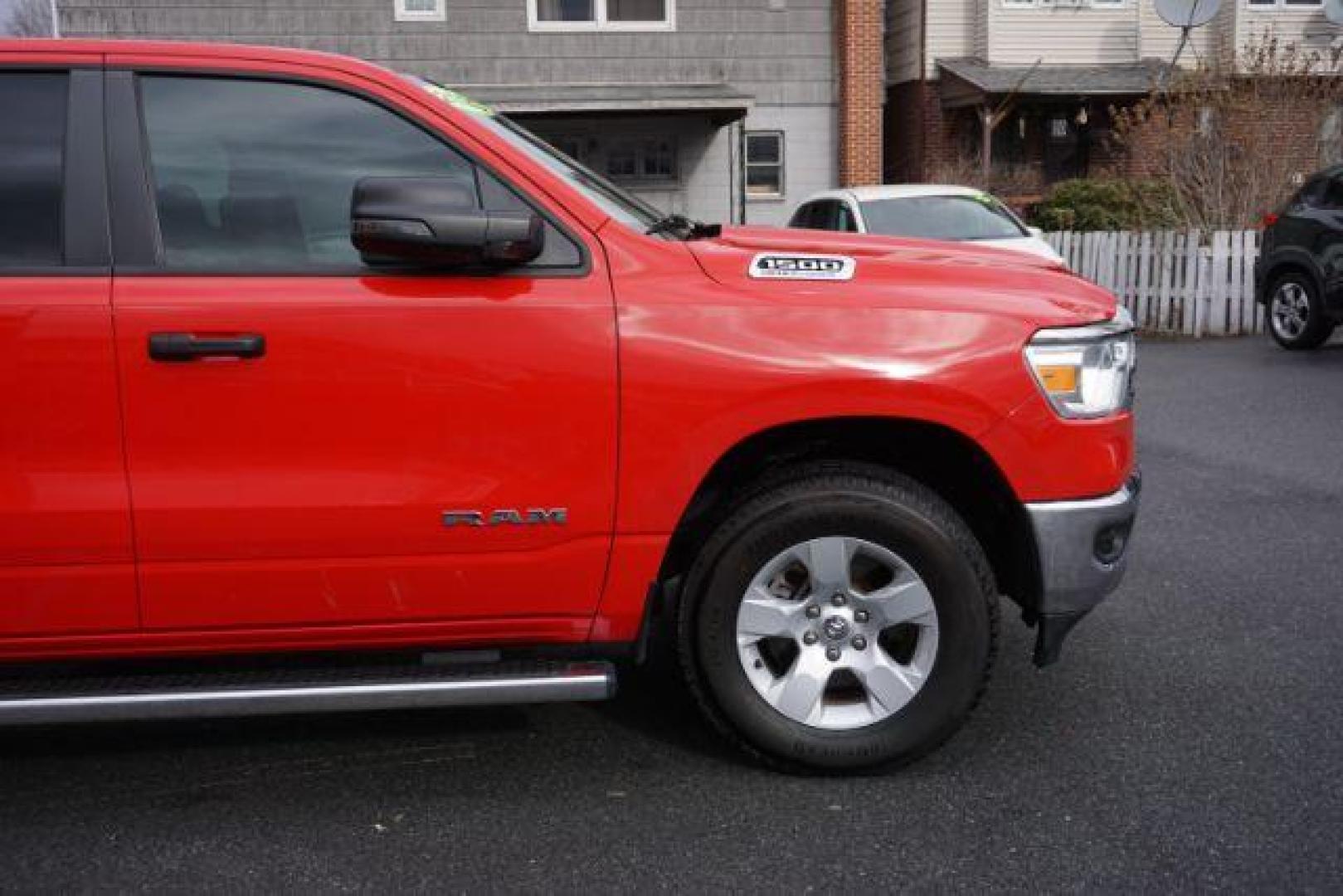 2023 Flame Red Clearcoat /Diesel Gray/Black Ram 1500 Big Horn Quad Cab 4x4 6'4 Box (1C6SRFBT8PN) , located at 312 Centre Ave, Schuylkill Haven, PA, 17972, (570) 593-5278, 40.638130, -76.177383 - Photo#16