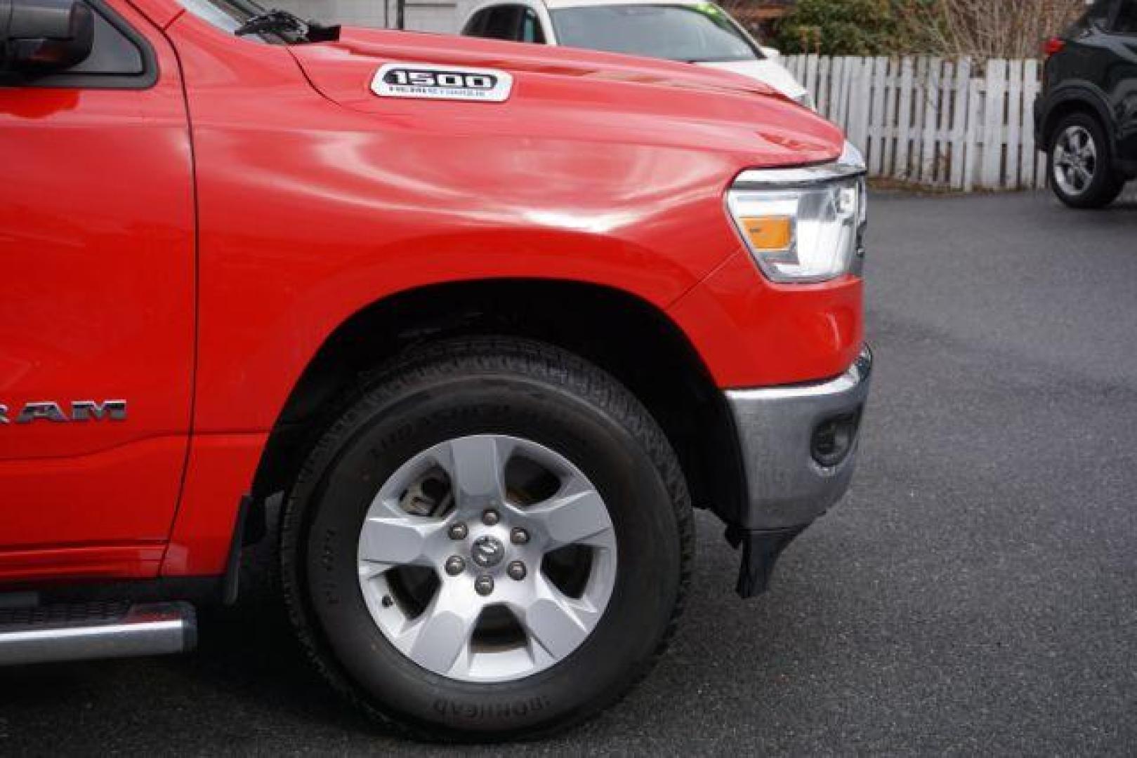 2023 Flame Red Clearcoat /Diesel Gray/Black Ram 1500 Big Horn Quad Cab 4x4 6'4 Box (1C6SRFBT8PN) , located at 312 Centre Ave, Schuylkill Haven, PA, 17972, (570) 593-5278, 40.638130, -76.177383 - Photo#18