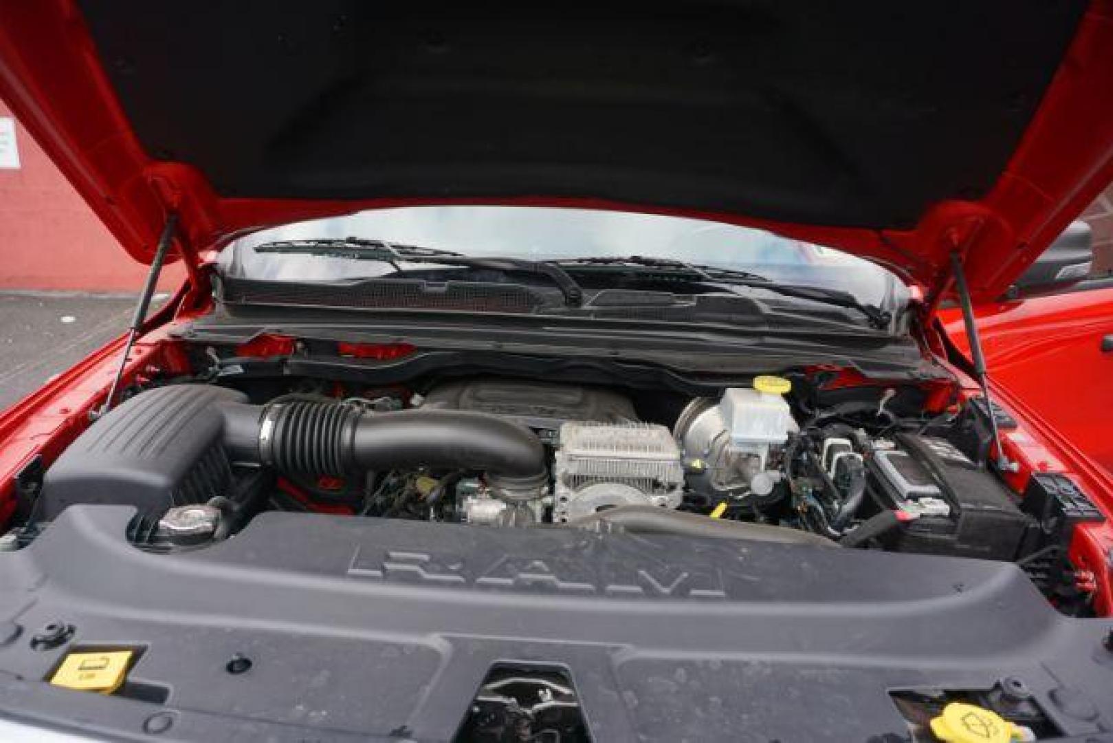 2023 Flame Red Clearcoat /Diesel Gray/Black Ram 1500 Big Horn Quad Cab 4x4 6'4 Box (1C6SRFBT8PN) , located at 312 Centre Ave, Schuylkill Haven, PA, 17972, (570) 593-5278, 40.638130, -76.177383 - Photo#22