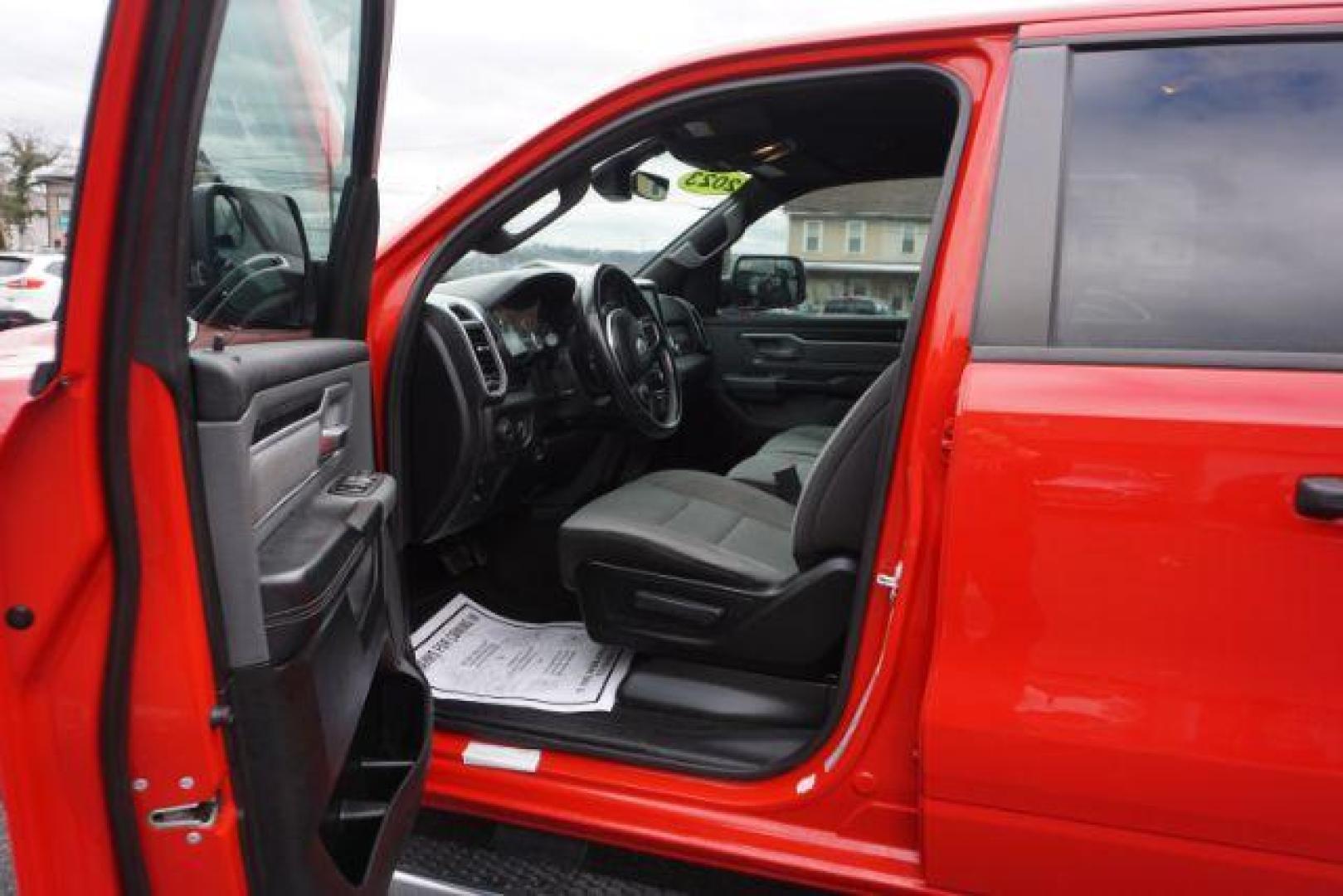 2023 Flame Red Clearcoat /Diesel Gray/Black Ram 1500 Big Horn Quad Cab 4x4 6'4 Box (1C6SRFBT8PN) , located at 312 Centre Ave, Schuylkill Haven, PA, 17972, (570) 593-5278, 40.638130, -76.177383 - Photo#23