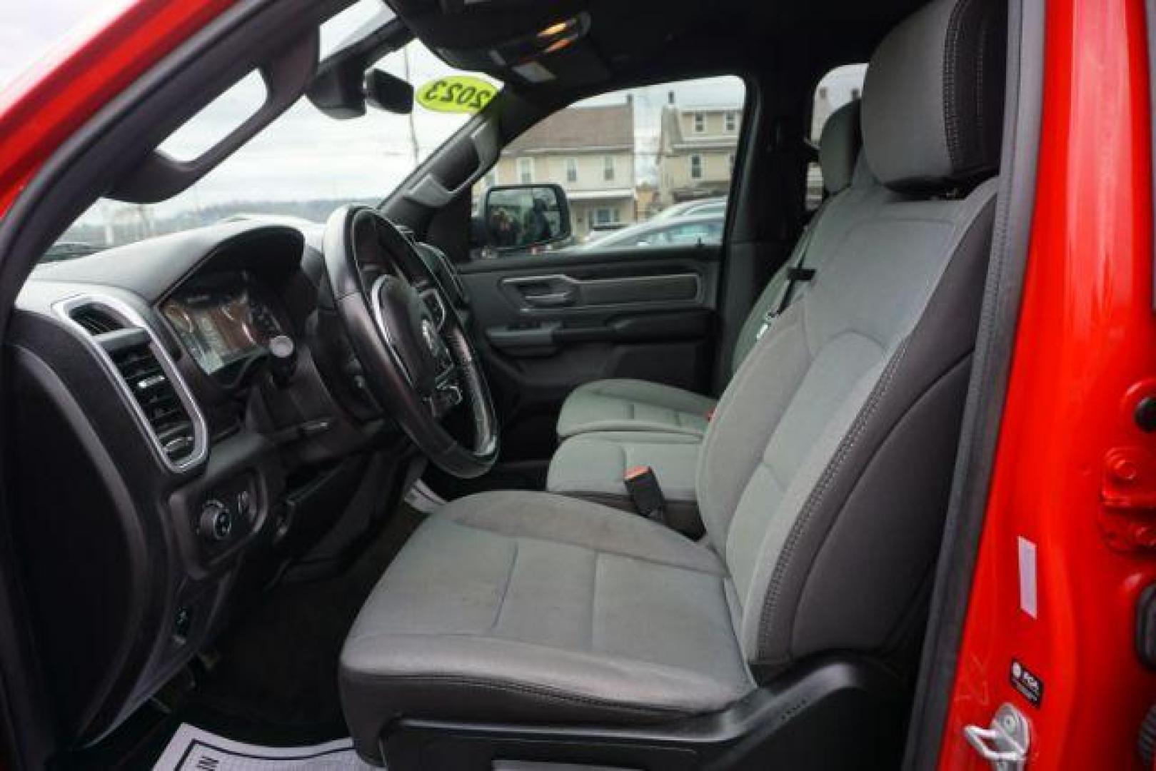 2023 Flame Red Clearcoat /Diesel Gray/Black Ram 1500 Big Horn Quad Cab 4x4 6'4 Box (1C6SRFBT8PN) , located at 312 Centre Ave, Schuylkill Haven, PA, 17972, (570) 593-5278, 40.638130, -76.177383 - Photo#24
