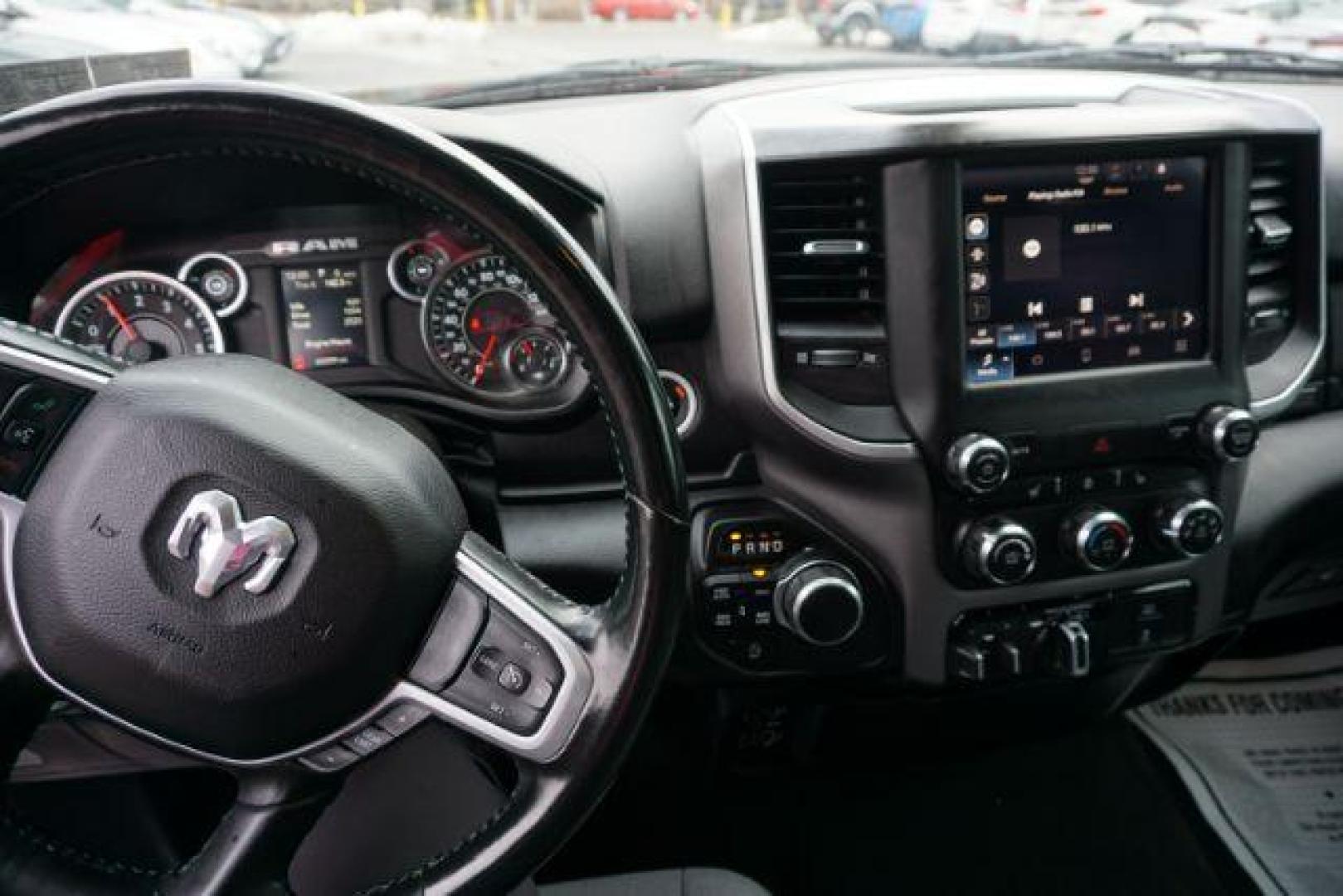 2023 Flame Red Clearcoat /Diesel Gray/Black Ram 1500 Big Horn Quad Cab 4x4 6'4 Box (1C6SRFBT8PN) , located at 312 Centre Ave, Schuylkill Haven, PA, 17972, (570) 593-5278, 40.638130, -76.177383 - Photo#29