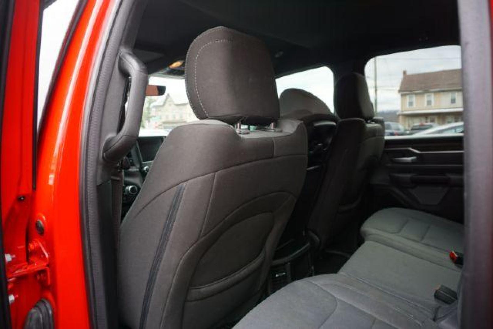 2023 Flame Red Clearcoat /Diesel Gray/Black Ram 1500 Big Horn Quad Cab 4x4 6'4 Box (1C6SRFBT8PN) , located at 312 Centre Ave, Schuylkill Haven, PA, 17972, (570) 593-5278, 40.638130, -76.177383 - Photo#35