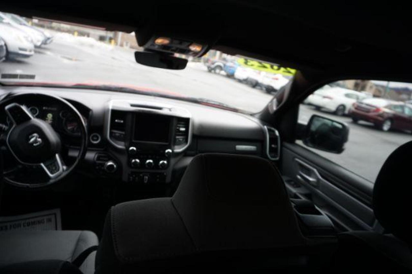 2023 Flame Red Clearcoat /Diesel Gray/Black Ram 1500 Big Horn Quad Cab 4x4 6'4 Box (1C6SRFBT8PN) , located at 312 Centre Ave, Schuylkill Haven, PA, 17972, (570) 593-5278, 40.638130, -76.177383 - Photo#36