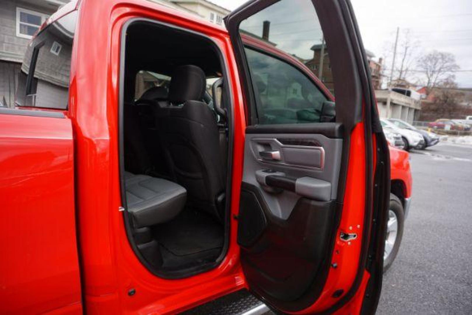 2023 Flame Red Clearcoat /Diesel Gray/Black Ram 1500 Big Horn Quad Cab 4x4 6'4 Box (1C6SRFBT8PN) , located at 312 Centre Ave, Schuylkill Haven, PA, 17972, (570) 593-5278, 40.638130, -76.177383 - Photo#37